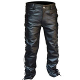 Pantalon moto cuir lacets homme | Pantalon punk noir homme cuir | Pantalon moto grande taille homme | Pantalon hiver cuir homme mode | Pantalon cuir lacets style punk | Pantalon moto homme tendance | Pantalon noir cuir grande taille | Pantalon homme mode hiver cuir | Pantalon cuir à lacets punk | Pantalon moto cuir chaud homme