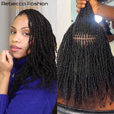Cheveux brésiliens Remy Afro crépus bouclés en vrac cheveux humains pour tressage DreadLock 50 g/pc extensions de cheveux serrures naturelles Crochet torsion