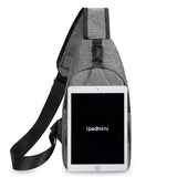 Sac de poitrine pour hommes, sac à bandoulière asymétrique, grande capacité, Sports de plein air, loisirs, mode, petit sac à bandoulière, sac à dos pour hommes