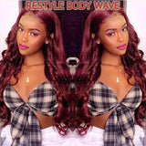 Perruque bordeaux 99J lisse | Perruque lace front 13x4 99J | Perruque cheveux humains 99J | Perruque brésilienne bordeaux | Perruque 13x4 pré-plucked | Perruque 99J sans colle femme | Perruque droite cheveux humains | Perruque glueless 13x4 99J | Perruque frontale bordeaux 99J | Perruque lisse brésilienne femme