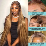 Perruque 32 pouces mèches 4/27 | Perruque 36 pouces lisse ombrée | Perruque honey blonde cheveux humains | Perruque 13x6 HD lace front | Perruque mèches blond miel 13x6 | Perruque ombrée lisse 4/27 | Perruque lace front HD 4/27 | Perruque longue blonde lisse | Perruque frontale 13x6 lisse | Perruque highlight 4/27 femme