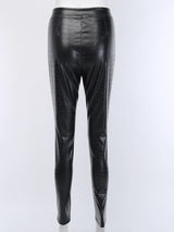 Pantalon en cuir noir taille haute pour femme | Leggings noirs en PU sexy pour femme | Pantalon en cuir style Y2K streetwear | Pantalon gothique en cuir pour femme | Pantalon PU taille haute à la mode | Pantalon en cuir sexy pour femme 2025 | Pantalon crayon en simili cuir noir | Pantalon en cuir streetwear pour femme | Leggings en cuir PU style Y2K | Pantalon en cuir style gothique décontracté