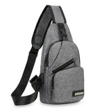 Sac de poitrine pour hommes, sac à bandoulière asymétrique, grande capacité, Sports de plein air, loisirs, mode, petit sac à bandoulière, sac à dos pour hommes