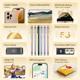 I16 Pro Max 2025 smartphone 7,3" | I16 Pro Max 22GB RAM + 2TB ROM | I16 Pro Max écran plein 5G | Smartphone I16 Pro Max 4G/5G déverrouillé | I16 Pro Max batterie 8000mAh ultra longue durée | I16 Pro Max téléphone mondial version globale | Mobile I16 Pro Max Android rapide | I16 Pro Max grand écran 7,3 pouces Full HD+ | I16 Pro Max téléphone 5G puissant et fluide | I16 Pro Max version 2025 moderne et élégante