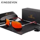 KINGSEVEN nouvelle mode hommes lunettes de soleil de haute qualité en aluminium de luxe rétro fonctionnel lunettes femmes pilote accessoire lunettes