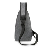 Sac de poitrine pour hommes, sac à bandoulière asymétrique, grande capacité, Sports de plein air, loisirs, mode, petit sac à bandoulière, sac à dos pour hommes