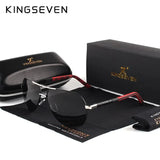 KINGSEVEN nouvelle mode hommes lunettes de soleil de haute qualité en aluminium de luxe rétro fonctionnel lunettes femmes pilote accessoire lunettes
