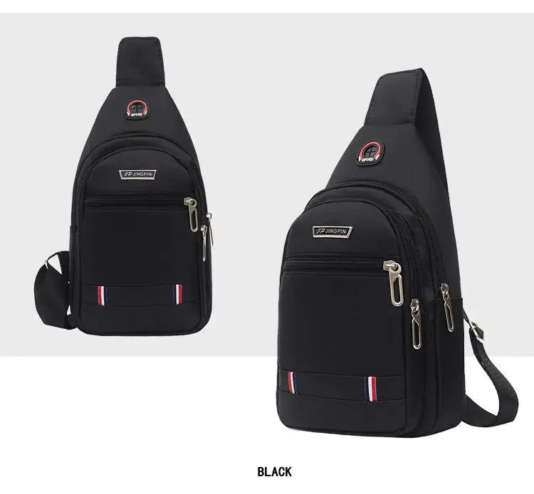 Sac de poitrine pour hommes, sac à bandoulière asymétrique, grande capacité, Sports de plein air, loisirs, mode, petit sac à bandoulière, sac à dos pour hommes