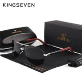 KINGSEVEN nouvelle mode hommes lunettes de soleil de haute qualité en aluminium de luxe rétro fonctionnel lunettes femmes pilote accessoire lunettes