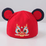 Bonnet en coton unisexe pour nouveau-né, bonnet mignon pour bébé, chapeaux de Noël pour filles et garçons, printemps, automne, hiver, nouvel an, 0 à 3 mois