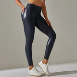 Leggings en cuir PU | Leggings taille haute | Pantalon en cuir slim | Leggings en cuir sexy | Pantalon en cuir coloré | Leggings avec poches | Leggings en cuir pour l’automne | Leggings en cuir velours | Pantalon en cuir moulant | Leggings en cuir pour femme