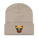 Umbreon Anime tricot bonnets chapeau hommes femmes couleur unie qualité casquette mignon décontracté chaud chapeaux mode polyvalent unisexe casquettes cadeau