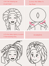 Bonnet en Satin en soie, réglable, pour dormir, avec bandeau à nouer, pour femmes et hommes