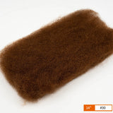 Cheveux brésiliens Remy Afro crépus bouclés en vrac cheveux humains pour tressage DreadLock 50 g/pc extensions de cheveux serrures naturelles Crochet torsion