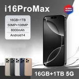 I16 Pro Max 2025 smartphone 7,3" | I16 Pro Max 22GB RAM + 2TB ROM | I16 Pro Max écran plein 5G | Smartphone I16 Pro Max 4G/5G déverrouillé | I16 Pro Max batterie 8000mAh ultra longue durée | I16 Pro Max téléphone mondial version globale | Mobile I16 Pro Max Android rapide | I16 Pro Max grand écran 7,3 pouces Full HD+ | I16 Pro Max téléphone 5G puissant et fluide | I16 Pro Max version 2025 moderne et élégante