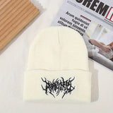 Bonnets Gothiques pour Homme et Femme, Gothique, Punk, Garde au Chaud, 100% Coton, à la Mode, Collection Hiver