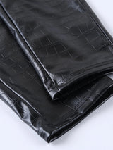 Pantalon en cuir noir taille haute pour femme | Leggings noirs en PU sexy pour femme | Pantalon en cuir style Y2K streetwear | Pantalon gothique en cuir pour femme | Pantalon PU taille haute à la mode | Pantalon en cuir sexy pour femme 2025 | Pantalon crayon en simili cuir noir | Pantalon en cuir streetwear pour femme | Leggings en cuir PU style Y2K | Pantalon en cuir style gothique décontracté