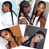 Perruque tressée My-Lady 26" | Perruque lace front tresses femme | Perruque longue noire et blonde | Perruque twist brésilienne femme | Perruque synthétique tressée 26" | Perruque américaine My-Lady | Perruque femme tresses longues | Perruque tressée noire blonde | Perruque front lace braids | Perruque brésilienne twist femme