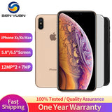Téléphone original iPhone XS | iPhone XS Max 4G LTE | Apple iPhone 5,8 pouces | iPhone XS 4 Go RAM | iPhone XS 64 Go stockage | iPhone XS Max 256 Go ROM | Appareil photo iPhone 12 MP + 7 MP | iPhone XS hexa-core | Smartphone Apple XS | iPhone XS Max original
