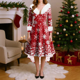 Robe d’hiver de Noël femme style décontracté