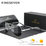 KINGSEVEN nouvelle mode hommes lunettes de soleil de haute qualité en aluminium de luxe rétro fonctionnel lunettes femmes pilote accessoire lunettes