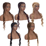 Perruque tressée My-Lady 26" | Perruque lace front tresses femme | Perruque longue noire et blonde | Perruque twist brésilienne femme | Perruque synthétique tressée 26" | Perruque américaine My-Lady | Perruque femme tresses longues | Perruque tressée noire blonde | Perruque front lace braids | Perruque brésilienne twist femme