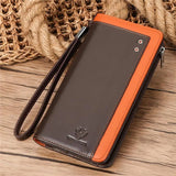 Portefeuille business cuir rétro | Portefeuille long cuir véritable | Portefeuille cuir grande capacité | Portefeuille zippé homme RFID | Portefeuille cuir anti-vol RFID | Sac à main cuir homme élégant | Portefeuille homme vintage cuir | Portefeuille cuir premium zippé | Portefeuille cuir homme sécurisé | Portefeuille cuir authentique homme