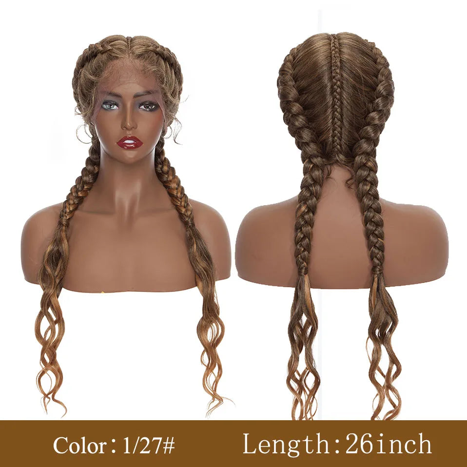 Perruque tressée My-Lady 26" | Perruque lace front tresses femme | Perruque longue noire et blonde | Perruque twist brésilienne femme | Perruque synthétique tressée 26" | Perruque américaine My-Lady | Perruque femme tresses longues | Perruque tressée noire blonde | Perruque front lace braids | Perruque brésilienne twist femme
