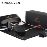 KINGSEVEN nouvelle mode hommes lunettes de soleil de haute qualité en aluminium de luxe rétro fonctionnel lunettes femmes pilote accessoire lunettes