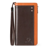 Portefeuille business cuir rétro | Portefeuille long cuir véritable | Portefeuille cuir grande capacité | Portefeuille zippé homme RFID | Portefeuille cuir anti-vol RFID | Sac à main cuir homme élégant | Portefeuille homme vintage cuir | Portefeuille cuir premium zippé | Portefeuille cuir homme sécurisé | Portefeuille cuir authentique homme