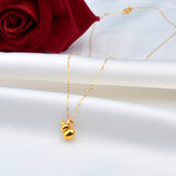 Collier NYMPH or 18K femme | Chaîne or 18 carats pendentif | Collier gourde or fin femme | Bijoux or jaune 24K femme | Pendentif or véritable 18K | Collier or AU750 élégant | Chaîne or luxe femme | Bijoux or fin pour fête | Collier or jaune authentique | Cadeau bijou or 18K