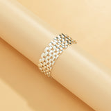 Bracelet large punk femme | Bracelet chaîne épaisse tendance | Bracelet main chunky mode | Bijoux punk femme 2022 | Bracelet style large maille | Bracelet chunky femme cadeau | Bracelet main épais mode | Bracelet punk tendance 2022 | Bijoux femme large chaîne | Bracelet mode femme chunky