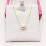Collier or 18K perle naturelle | Pendentif perle eau douce femme | Chaîne or pur AU750 MIQIAO | Bijoux or 18K femme élégant | Collier perle blanche femme | Bijou or 18K perle fine | Collier femme or 18K MIQIAO | Pendentif perle naturelle or | Chaîne or 18K cadeau femme | Bijoux fins perle et or