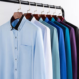 Chemise homme slim col double | Chemise anti-froissement business | Chemise manches longues homme | Chemise ajustée travail homme | Chemise col double homme | Chemise homme élégante manches longues | Chemise homme sociale slim fit | Chemise homme professionnelle | Chemise travail col double | Chemise homme anti-plis