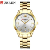 Montre femme CURREN or | Montre bracelet acier femme | Montre élégante dorée femme | Montre femme créative or | Montre féminine acier doré | Montre CURREN pour femme | Montre femme luxe or | Montre bracelet femme mode | Montre femme design CURREN | Montre femme tendance or