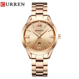 Montre femme CURREN or | Montre bracelet acier femme | Montre élégante dorée femme | Montre femme créative or | Montre féminine acier doré | Montre CURREN pour femme | Montre femme luxe or | Montre bracelet femme mode | Montre femme design CURREN | Montre femme tendance or