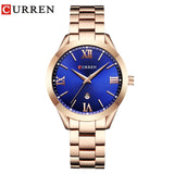 Montre femme CURREN or | Montre bracelet acier femme | Montre élégante dorée femme | Montre femme créative or | Montre féminine acier doré | Montre CURREN pour femme | Montre femme luxe or | Montre bracelet femme mode | Montre femme design CURREN | Montre femme tendance or