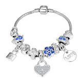 Bracelet femme cristal rose ZOSHI