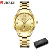 Montre femme CURREN or | Montre bracelet acier femme | Montre élégante dorée femme | Montre femme créative or | Montre féminine acier doré | Montre CURREN pour femme | Montre femme luxe or | Montre bracelet femme mode | Montre femme design CURREN | Montre femme tendance or