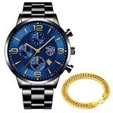 Montre homme luxe | Montre quartz acier | Montre bracelet sport | Montre homme élégante | Montre acier inoxydable | Montre homme calendrier | Montre business homme | Montre sportive homme | Relogio masculino | Montre homme tendance