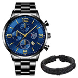 Montre homme luxe | Montre quartz acier | Montre bracelet sport | Montre homme élégante | Montre acier inoxydable | Montre homme calendrier | Montre business homme | Montre sportive homme | Relogio masculino | Montre homme tendance