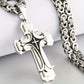 Men's vintage pendant necklace multi-layer handmade design