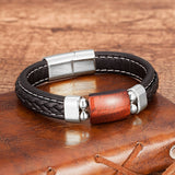Bracelet homme œil de tigre | Bracelet pierre naturelle homme | Bracelet cuir tressé noir | Bracelet géométrique homme | Bijoux homme pierre naturelle | Bracelet œil de tigre noir | Bracelet cuir homme cadeau | Bracelet naturel pierre tigre | Bracelet homme design géométrique | Bracelet homme cuir tressé pierre