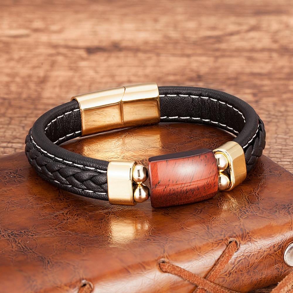 Bracelet homme œil de tigre | Bracelet pierre naturelle homme | Bracelet cuir tressé noir | Bracelet géométrique homme | Bijoux homme pierre naturelle | Bracelet œil de tigre noir | Bracelet cuir homme cadeau | Bracelet naturel pierre tigre | Bracelet homme design géométrique | Bracelet homme cuir tressé pierre
