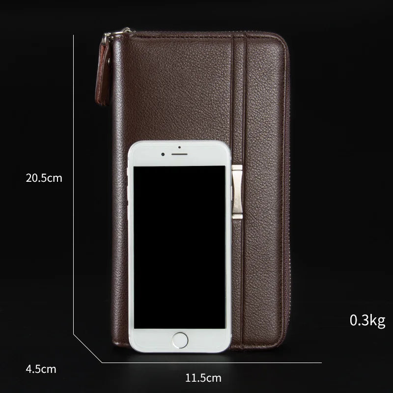 Portefeuille homme Baellerry | Baellerry portefeuille PU cuir | Pochette homme grande capacité | Portefeuille zippé homme | Portefeuille homme à dragonne | Sac à main homme élégant | Portefeuille business homme | Portefeuille homme solide | Portefeuille homme luxe PU | Portefeuille homme style pro