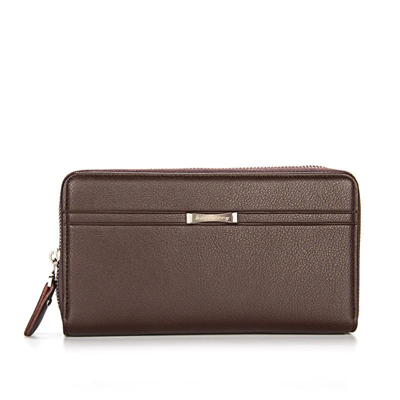 Portefeuille homme Baellerry | Baellerry portefeuille PU cuir | Pochette homme grande capacité | Portefeuille zippé homme | Portefeuille homme à dragonne | Sac à main homme élégant | Portefeuille business homme | Portefeuille homme solide | Portefeuille homme luxe PU | Portefeuille homme style pro