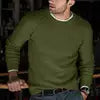 men’s sweater winter knit pullover details