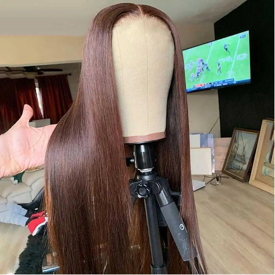 Perruque indienne cheveux lisses | Perruque brun chocolat HD | Perruque 13x4 cheveux naturels | Perruque cheveux lisses indienne | Perruque qualité supérieure HD | Perruque indienne 13x4 HD | Perruque cheveux naturels bruns | Perruque HD brun chocolat | Perruque lisse 13x4 naturelle | Perruque indienne haute qualité