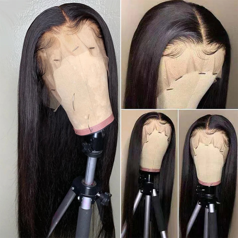 Perruque lace front 30 pouces | Perruque lace front 32 pouces | Perruque cheveux humains lisse | Perruque noire naturelle 30" | Perruque cheveux naturels 32" | Perruque droite cheveux humains | Perruque Allove cheveux humains | Perruque lace front naturelle | Perruque longue noire lisse | Perruque cheveux humains 30-32"