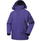 Manteau imperméable imperméable d'extérieur pour hommes, veste de pluie légère avec capuche, coupe-vent Softshell pour randonnée voyage fermeture éclair Streetwear
